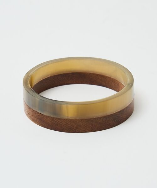 qualite / カリテ ブレスレット・バングル | バッファローホーンウッドコンビバングル【予約】 | 詳細2