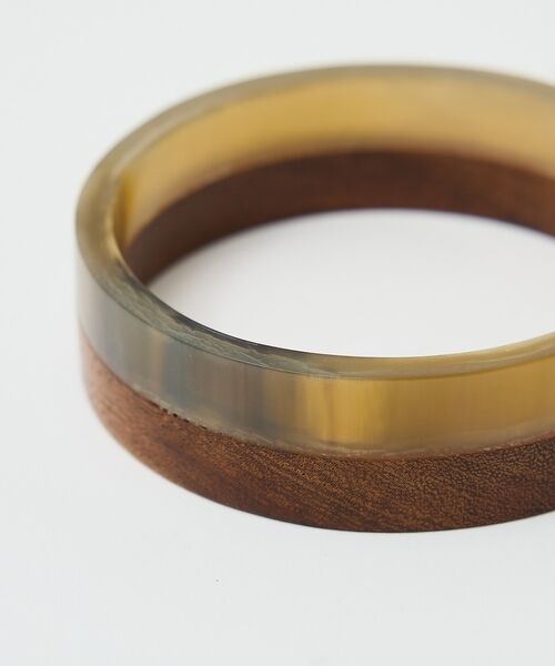 qualite / カリテ ブレスレット・バングル | バッファローホーンウッドコンビバングル【予約】 | 詳細3