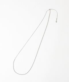 qualite / カリテ ネックレス・ペンダント・チョーカー | オーバルチェーンラリエット【予約】