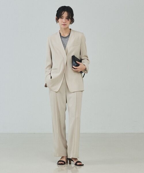 qualite / カリテ ノーカラージャケット | 【UVカット/ストレッチ/セットアップ対応】ドライカルゼノーカラージャケット【予 | 詳細6