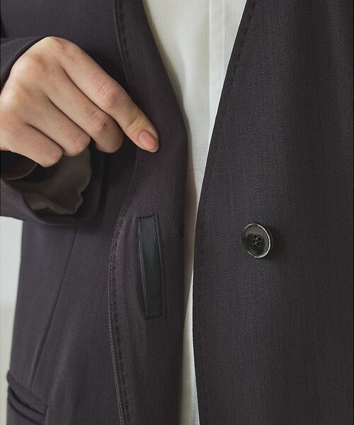 qualite / カリテ ノーカラージャケット | 【UVカット/ストレッチ/セットアップ対応】ドライカルゼノーカラージャケット【予 | 詳細13
