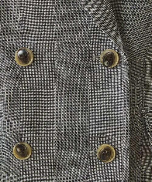 qualite / カリテ テーラードジャケット | 【セットアップ対応】ラメリネンジャケット【予約】 | 詳細16