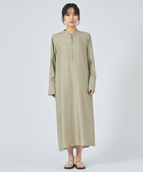 qualite / カリテ ワンピース | 【接触冷感】フィブリルシャツワンピース | 詳細11