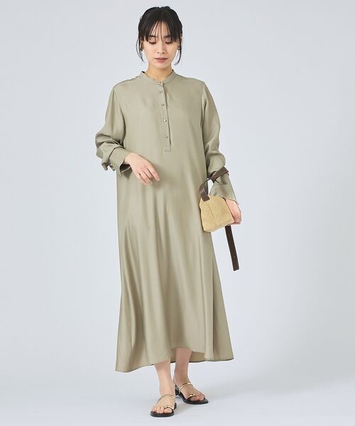 qualite / カリテ ワンピース | 【接触冷感】フィブリルシャツワンピース | 詳細17