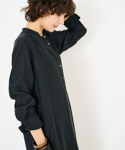 qualite / カリテ ワンピース | 【接触冷感】フィブリルシャツワンピース | 詳細8