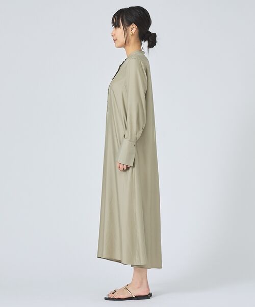 qualite / カリテ ワンピース | 【接触冷感】フィブリルシャツワンピース | 詳細9