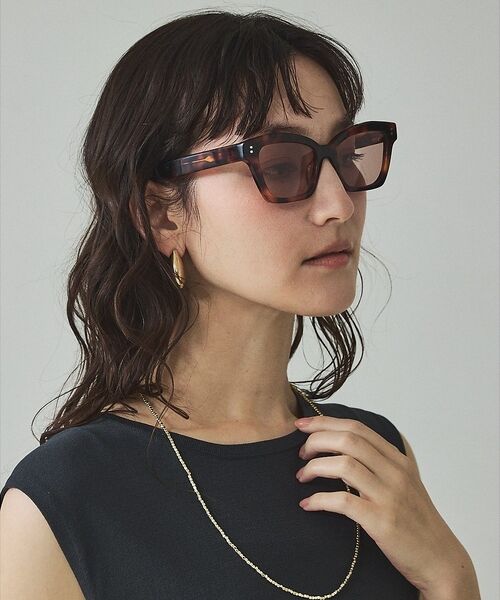 qualite / カリテ その他 | 【国内有数の眼鏡産地】UVカットフォックスサングラス【予約】（ブラウン）