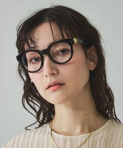qualite / カリテ サングラス・メガネ | 【日本人向けにこだわった美形フレーム】UVカットクリアボストンメガネ【予約】