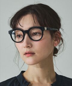 qualite / カリテ サングラス・メガネ | 【日本人向けにこだわった美形フレーム】UVカットクリアボストンメガネ【予約】