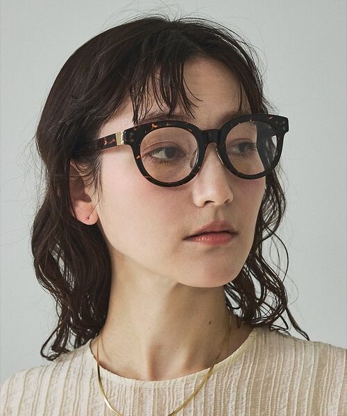 qualite / カリテ サングラス・メガネ | 【日本人向けにこだわった美形フレーム】UVカットクリアボストンメガネ【予約】 | 詳細1