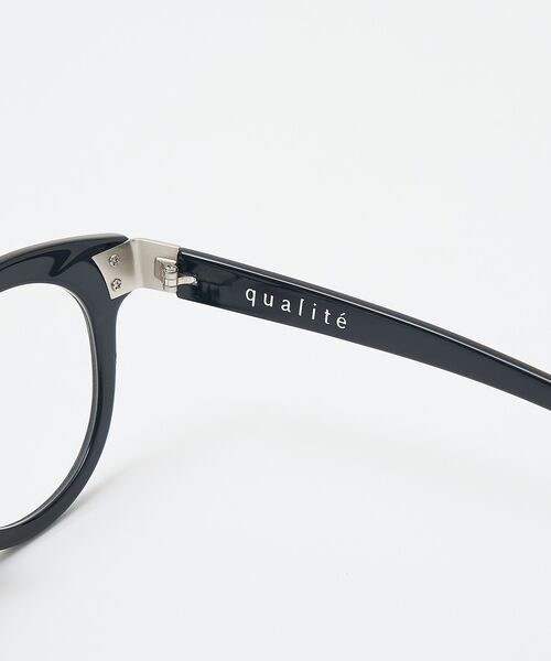 qualite / カリテ サングラス・メガネ | 【世界が認めた鯖江製】UVカットクリアボストンメガネ | 詳細19
