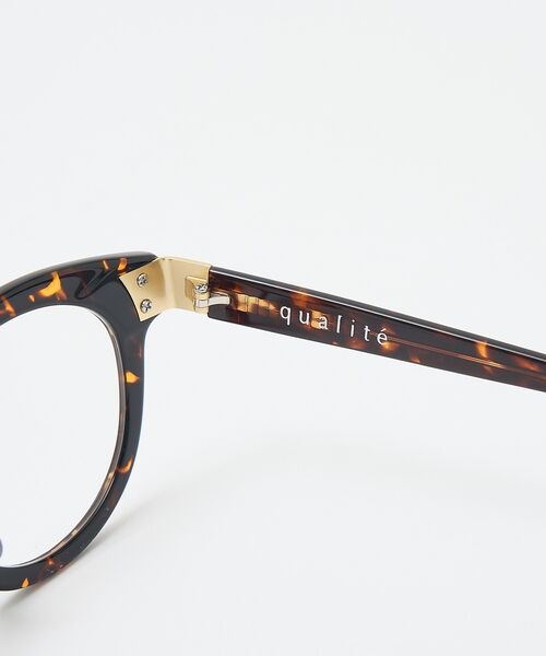 qualite / カリテ サングラス・メガネ | 【世界が認めた鯖江製】UVカットクリアボストンメガネ | 詳細26