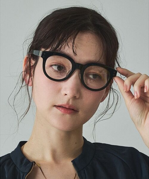 qualite / カリテ サングラス・メガネ | 【日本人向けにこだわった美形フレーム】UVカットクリアボストンメガネ【予約】 | 詳細16