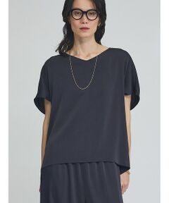 qualite / カリテ シャツ・ブラウス | 大好評につき、オフホワイトの先行予約スタート！【接触冷感＆吸水速乾】クールサテン