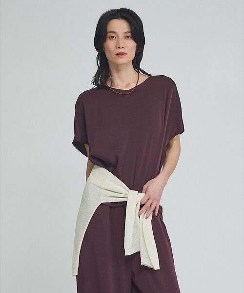 qualite / カリテ シャツ・ブラウス | 大好評につき、オフホワイトの先行予約スタート!【接触冷感&吸水速乾】クールサテン | 詳細13