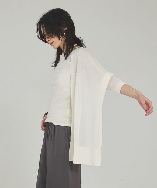qualite / カリテ カーディガン・ボレロ | 【接触冷感】シアーオーバーカーディガン | 詳細13