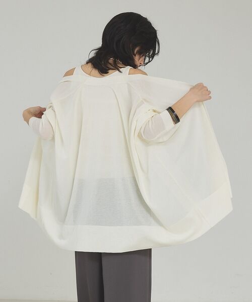 qualite / カリテ カーディガン・ボレロ | 【接触冷感】シアーオーバーカーディガン | 詳細14