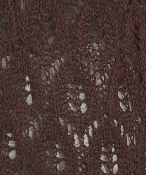 qualite / カリテ キャミソール・チューブトップ | 2WAYリーフパターンロングジレ【予約】 | 詳細16