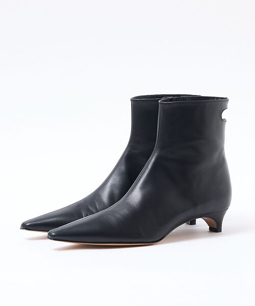 qualite / カリテ ブーツ（ショート丈） | 【HENRI EN VARGO】Caroline ショートブーツ（ブラック）