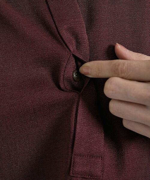 qualite / カリテ シャツ・ブラウス | 【ベストセラーアイテム！新色追加】リネンライクスリットブラウス/セットアップ対応 | 詳細15