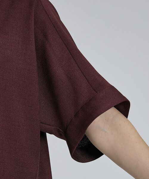 qualite / カリテ シャツ・ブラウス | 【ベストセラーアイテム！新色追加】リネンライクスリットブラウス/セットアップ対応 | 詳細14