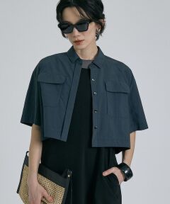 qualite / カリテ シャツ・ブラウス | 【接触冷感＆透湿＆撥水＆UVカット】ナイロンタスランショートシャツ/セットアップ