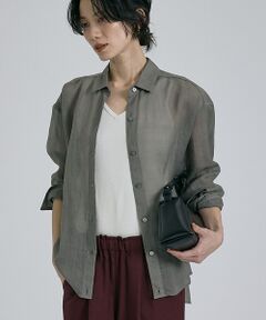 qualite / カリテ シャツ・ブラウス | リネン混レギュラーシャツ【予約】