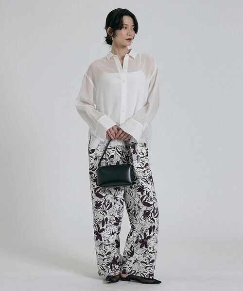 qualite / カリテ シャツ・ブラウス | リネン混レギュラーシャツ【予約】 | 詳細2