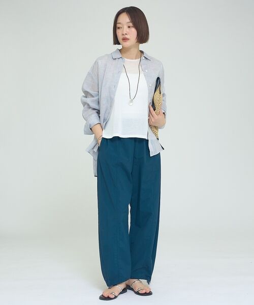qualite / カリテ シャツ・ブラウス | リネン混レギュラーシャツ【予約】 | 詳細7