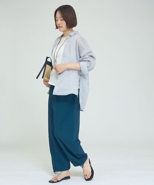 qualite / カリテ シャツ・ブラウス | リネン混レギュラーシャツ【予約】 | 詳細8