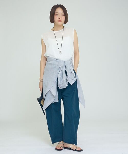 qualite / カリテ シャツ・ブラウス | リネン混レギュラーシャツ【予約】 | 詳細11