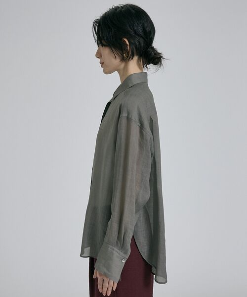 qualite / カリテ シャツ・ブラウス | リネン混レギュラーシャツ【予約】 | 詳細27