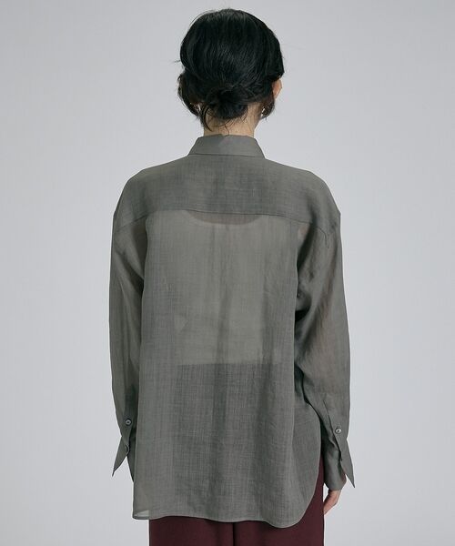 qualite / カリテ シャツ・ブラウス | リネン混レギュラーシャツ【予約】 | 詳細28