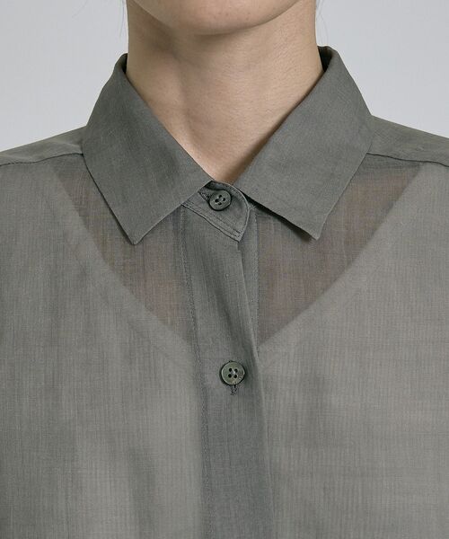 qualite / カリテ シャツ・ブラウス | リネン混レギュラーシャツ【予約】 | 詳細29