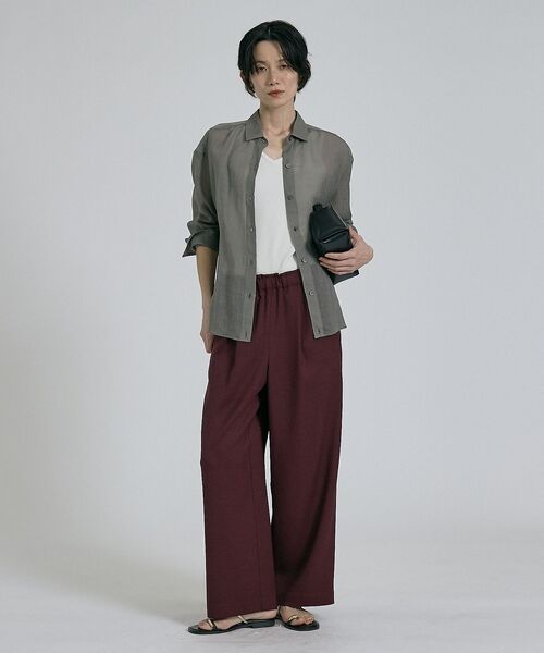 qualite / カリテ シャツ・ブラウス | リネン混レギュラーシャツ【予約】 | 詳細18