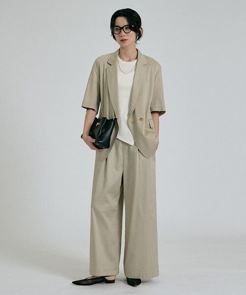 qualite / カリテ Tシャツ | 【大人ラメ×スリット】ラメテレコTシャツ【予約】 | 詳細2