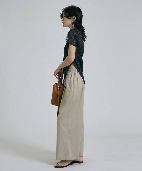 qualite / カリテ Tシャツ | 【大人ラメ×スリット】ラメテレコTシャツ【予約】 | 詳細18