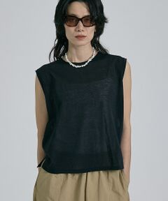 qualite / カリテ キャミソール・チューブトップ | シアーノースリーブT【予約】