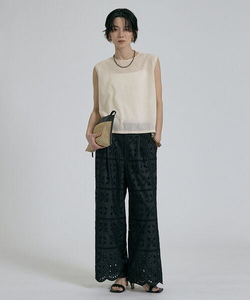 qualite / カリテ キャミソール・チューブトップ | シアーノースリーブT【予約】 | 詳細8