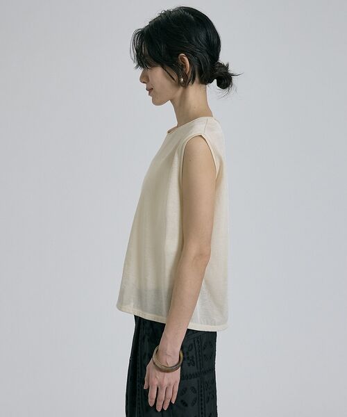 qualite / カリテ キャミソール・チューブトップ | シアーノースリーブT【予約】 | 詳細18