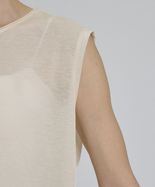 qualite / カリテ キャミソール・チューブトップ | シアーノースリーブT【予約】 | 詳細21