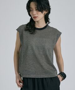 qualite / カリテ ベスト | 【前後着用可能！】ラメ2WAYニット【予約】