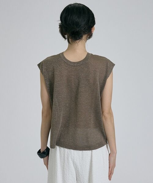 qualite / カリテ ベスト | 【前後着用可能！】ラメ2WAYニット【予約】 | 詳細19
