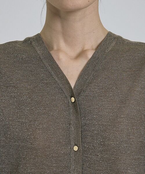 qualite / カリテ ベスト | 【前後着用可能！】ラメ2WAYニット【予約】 | 詳細20