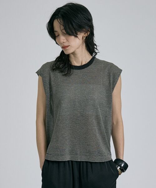 qualite / カリテ ベスト | 【前後着用可能！】ラメ2WAYニット【予約】 | 詳細15