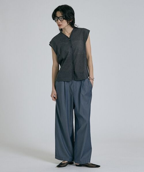 qualite / カリテ ベスト | 【前後着用可能！】ラメ2WAYニット【予約】 | 詳細26