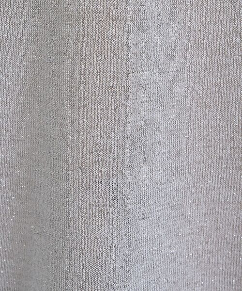 qualite / カリテ Tシャツ | ラメポロニットTシャツ【予約】 | 詳細6