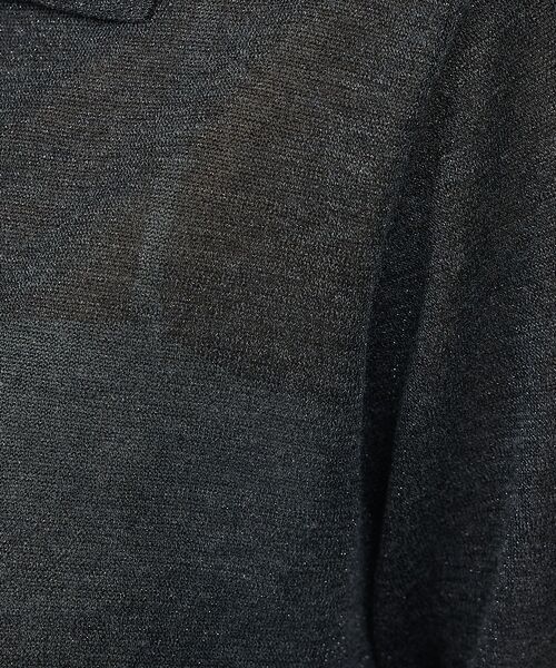 qualite / カリテ Tシャツ | ラメポロニットTシャツ【予約】 | 詳細7