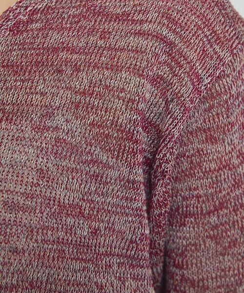 qualite / カリテ ニット・セーター | カラーポリリネンVネックニット【予約】 | 詳細1