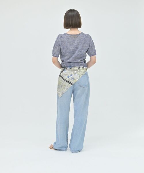 qualite / カリテ ニット・セーター | カラーポリリネンVネックニット【予約】 | 詳細10